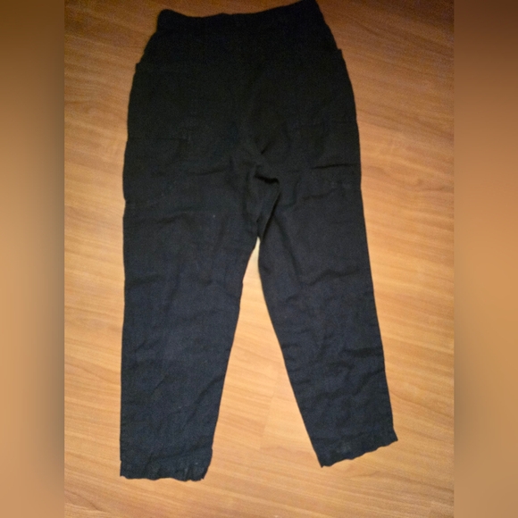 Joie Linen Button Front Pants Size 6 - Picture 2 of 5